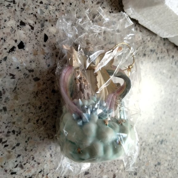 NIB Marjorie Sarnat Wizard & Rainbow Castle Ornament - Picture 8 of 13